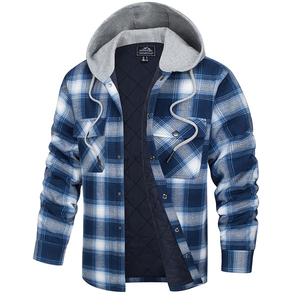 Custom Unisex Hooded Canvas <b>Jacket</b> Winter Warm Coat Autumn Patchwork Eco-Friendly Waterproof Streetwear Casual - Product Image 4