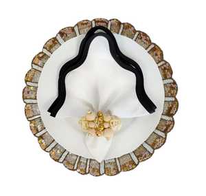 Wholesale Handmade Beaded Embroidery Dining Table Placemat Decorative <b>Mat</b> - Product Image 1