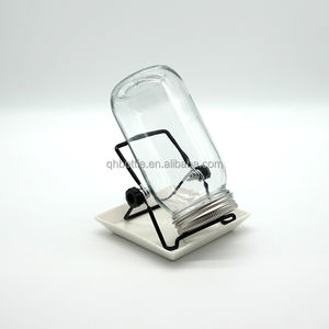 Vente en gros de bocaux Mason à germination noir blanc avec couvercles en acier inoxydable 304 pour haricots et graines Support pliable en acier inoxydable - Product Image 5