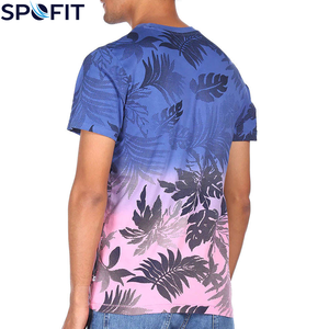 T-shirt pour homme imprimé par sublimation OEM, vêtements de sport personnalisés, impression par transfert thermique, t-shirt personnalisé imprimé par sublimation - Product Image 3