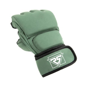 Guantes de MMA de cuero personalizables profesionales de 8oz y 12oz Guantes de Kickboxing cómodos con su propio logotipo Precio de nuevo diseño - Product Image 4