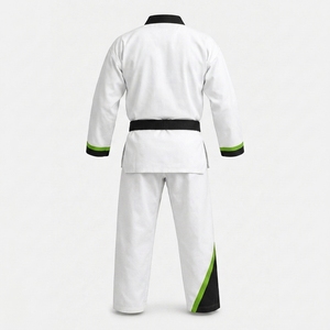 Tenue de boxe et de taekwondo élégante et tendance, nouvelle collection, coupe classique, polyester/nylon extensible, unisexe, possibilité de créer votre propre logo - Product Image 4