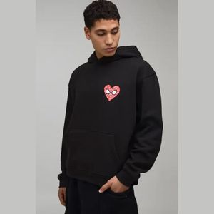 เสื้อฮู้ดดี้แฟชั่นดีไซน์เนอร์แบรนด์ดัง คุณภาพสูง ผ้าฝ้าย 100% ทรงปกติ พิมพ์ลายตามสั่ง สไตล์ลำลอง สปอร์ต บริการ OEM - Product Image 3