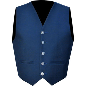 Traje de Kilt Azul Estilo Príncipe Charlie con Chaleco para Bodas y Fiestas, Disfraz Escocés para Hombre 2026 - Product Image 3