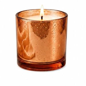 Copper Mercury Glass Candle <b>Rose</b> <b>Gold</b> Mercury Votive Candle Speckled Copper Scented Jar Candle Metallic Copper Tealight - Product Image 1