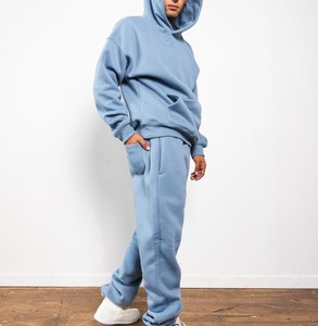 Survêtement Léger pour Hommes en Coton 100% de Qualité Supérieure, Personnalisé, Coupe Oversize, en Molleton French Terry Délavé à l'Acide, Collection 2026 - Product Image 2