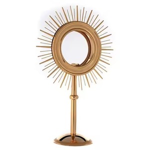 Espejo Circular de Latón Chapado en Oro con Diseño de Rayos de Sol, Adorno Decorativo Moderno para Mesa, para Decoración del Hogar - Product Image 1