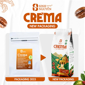 Suministro a Granel de Café Espresso Italiano Premium, Granos de Café con Cafeína, Alta Crema, 70% Robusta, 30% Arábica, Precio de Fábrica, Venta al Por Mayor, 1Kg - Product Image 3