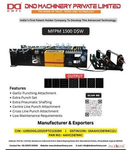 เครื่องเจาะฟิล์มคลุมดินอัตโนมัติสำหรับงานหนัก MFPM 1500 D4W อุปกรณ์การผลิตจำนวนมากแบบดิจิทัลสำหรับอุตสาหกรรม - Product Image 2