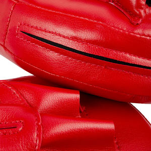 Guantes de Boxeo Personalizados con Logotipo Rojo, Almohadillas de Entrenamiento de Alta Calidad en Cuero Genuino, Duraderas, OEM - Product Image 6