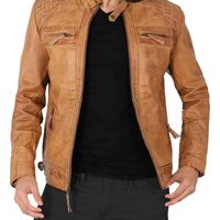 Blouson de motard en cuir PU personnalisé haut de gamme pour homme, coupe ajustée, avec fermeture éclair, style décontracté et streetwear, tendance