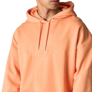 Custom Logo Vintage Blank <b>Plain</b> Pullover <b>Hoodie</b> with Pocket Fleece Quick Dry & Breathable Regular Fit Heavy Weight for Men - Product Image 1