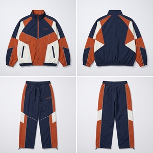 Conjunto de Chándal Cortavientos Personalizado para Hombre, 2 Piezas, Chaqueta y Pantalones de Nailon, Venta al Por Mayor OEM - Product Image 6