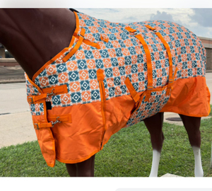 Mantas para Caballos con Diseño Impreso Completo, Transpirables, Cálidas para Invierno, para Doma Clásica, con Correas Individuales y Cola Grande, en Oferta - Product Image 2
