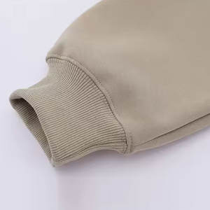 Sweat à capuche surdimensionné personnalisé 2027, 500 g/m², 100 % coton, poche tombante avec impression en relief, design uni de haute qualité pour l'hiver - Product Image 5