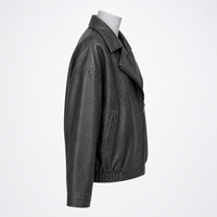 Veste en cuir matelassée unie pour femmes et hommes, design personnalisé, respirante, chaude pour l'hiver, imperméable, écologique, service OEM