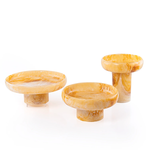 ขาตั้งเค้กโลหะขายดีที่สุด พร้อมดีไซน์สีทองหรูหรา สำหรับโต๊ะจัดแสดงขนมหวานในงานแต่งงาน และการนำเสนอเบเกอรี่ - Product Image 5