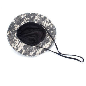 Chapeau Bob d'été personnalisé à large bord pour le camping en plein air, avec corde coupe-vent, pour femmes et hommes - Product Image 4