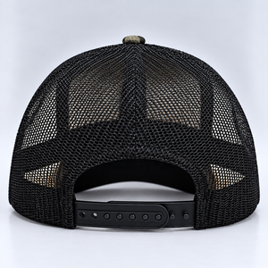 Gorra Trucker de 6 Paneles con Camuflaje Personalizado, Parche de Logotipo Tejido, Malla y Cierre Ajustable, Sombrero de Caza, Venta al por Mayor, Fabricante Vietnamita, OEM ODM, Artículos para la Cabeza - Product Image 5