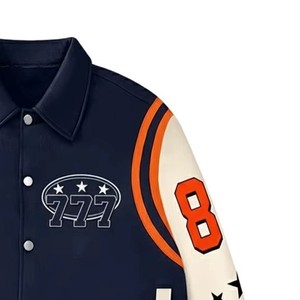 Premium Custom Embroidered <b>Leather</b> <b>Jacket</b> Luxury Fashion Motorcycle Coat Genuine <b>Leather</b> OEM ODM Sample Service - Product Image 2