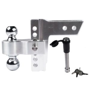 Supporto per Gancio di Traino in Alluminio da 2,5 Pollici con Capacità di 18500 LBS e Serrature - Product Image 1