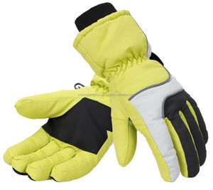 Guantes de Esquí Impermeables, Térmicos y Cortavientos para Hombre y Mujer, Guantes de Snowboard para Adultos de Algodón/Spandex/Poliéster - Product Image 1