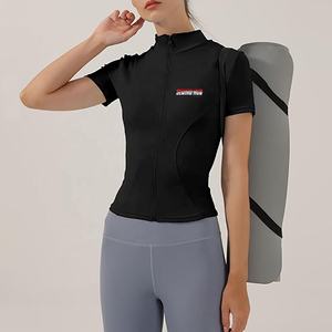 Chaqueta con cremallera Feeling Women Slim Fit Full Zip up Yoga Gym Fitness Manga larga Yoga Top Suit para mujer Gym Wear Workout - Product Image 5