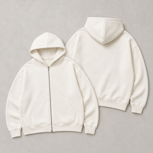 Men's 100% Cotton Full <b>Zip</b> Hoodie Fleece Sweatshirt Regular Fit <b>Zip</b> Up <b>Hooded</b> Jacket for Winter Casual Wear - Product Image 1