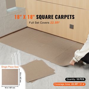 Piastrelle di Moquette Morbide Imbottite Adesive 18FT X 18FT per Uffici - Facile Installazione Fai-da-Te - Product Image 2