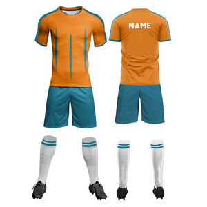 Low MOQ Custom OEM Service Latest Style Men <b>Soccer</b> Uniform Top Quality Custom Team Name Men <b>Soccer</b> Uniform - Product Image 3