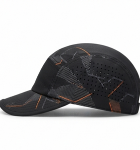 Odm Oem Sport Running <b>Cap</b> Geometric Print Breathable Polyester Unisex Adult <b>Hat</b> for Outdoor Activitie Spring Summer Baseball <b>Hat</b> - Product Image 2
