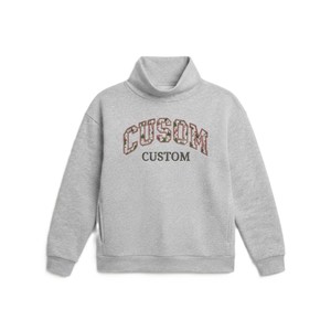Sudaderas de Cuello Alto de Felpa para Mujer, Premium, con Bordado Personalizado, Algodón Grueso, Estilo Casual, Proveedor de Marca Privada OEM - Product Image 3