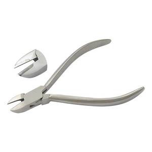 115mm Side Cutter TC Jaws Stainless Steel Smooth Jaws Anti-Slip DIY Jewelry Making <b>Wire</b> Cutting Tool Circlip Crimping Fishing - Product Image 1