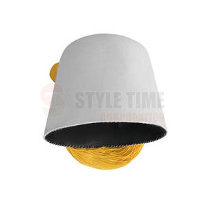 Sombrero Fez Masónico Clásico para Ocasiones Especiales, Sombrero Fez Masónico de Lujo con Borla Decorativa - Product Image 2