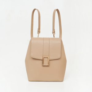 SORA BAG Women's Fashion Waterproof Square <b>Backpack</b> Synthetic <b>Leather</b> Satin Lining Buckle Closure <b>Large</b> Capacity Daily Use - Product Image 5