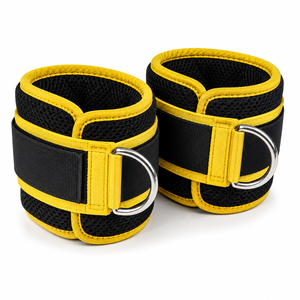 Correa de tobillo con anillo en D 2026 para gimnasio, accesorio de cable para muslos y piernas, correa de anclaje para tobillo para levantamiento de pesas con polea - Product Image 1