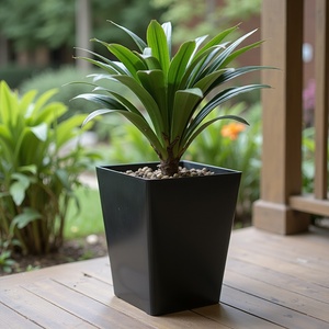 Tall <b>Square</b> Flower <b>Pot</b> for Indoor Outdoor <b>Plants</b> and Flowers Stylish Planter - Product Image 4