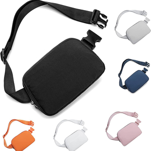 Top Quality 2026 Custom Vintage Leather Waist Bag Unisex Nylon Waist Bag Zipper Closure Multiple Colors Daily Use Fanny Packs - Product Image 1