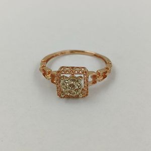 Anillo de Diamantes de Oro Sólido de 14K de Primera Calidad, Diseño Italiano, Corte Brillante, Certificado IGI, Chapado en Rodio, Montura de Anillo de Diamantes para Mujer, Anillo Fino de Lujo - Product Image 6