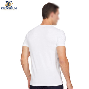 Camisetas de Buena Calidad Blancas con Detalles Verdes, Transpirables, con el Diseño Más Reciente, Servicio OEM, Camisetas Casuales para Hombre - Product Image 2