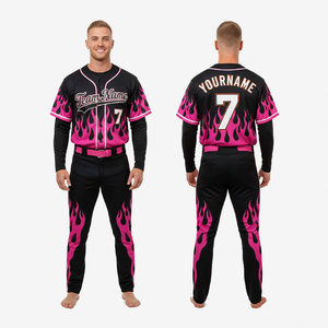 Vêtements de sport, uniforme de baseball personnalisé, vêtements d'équipe, nouvelle arrivée, vêtements de sport, sublimation, uniforme de baseball unisexe pour adultes - Product Image 1