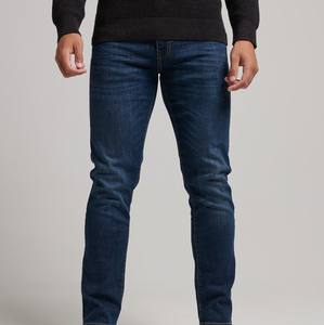 กางเกงยีนส์เดนิมสไตล์สตรีทแวร์และแฟชั่นลำลองสำหรับผู้ชาย พร้อมโลโก้สั่งทำพิเศษ คุณภาพสูง - Product Image 1