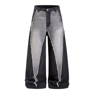 Mejor Oferta OEM Jeans Baggy de Pierna Recta de Cintura Alta con Logo Personalizado para Mujer, Ajuste Holgado, Diseño de Lazo Estilo High Street - Product Image 2