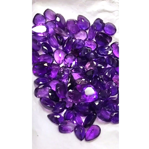 99 pièces d'améthyste bleue naturelle 10mm-17mm, formes poire, ovale, octogonale, facettées, 502 carats, Iroc Sales, pierres précieuses en vrac de haute qualité, certifiées par un tiers - Product Image 1