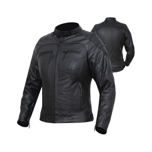 Veste de moto en cuir de vache véritable de haute qualité, coupe ajustée, sur mesure, respirante, manches longues, pour hommes, toutes saisons, ROCKHINT - Product Image 1