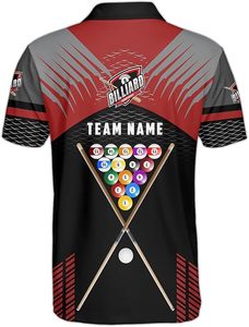 Camiseta de Polo Profesional para Hombre, Personalizada con Sublimación 3D, para Equipos de Billar, Venta al Por Mayor de Fábrica - Product Image 3
