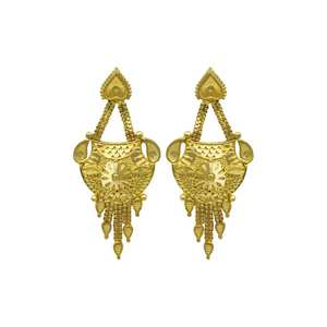 Joyería de Latón al por Mayor, Chapada en Oro de 14K, 18K, 24K, Conjunto de Joyería Larga Tradicional - Product Image 4