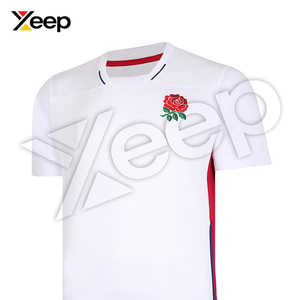 Maillot de football personnalisé pour homme XEEP XC-SU-53, polyester respirant, imprimé par transfert thermique, séchage rapide, coupe ajustée classique, OEM - Product Image 2