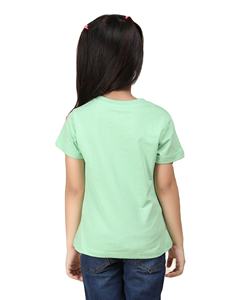 เสื้อยืดคอกลมสำหรับเด็กผู้หญิงผ้าฝ้าย100% ใหม่มาแรงวิธีการพิมพ์ที่แตกต่างกันและวัสดุในมือ - Product Image 2