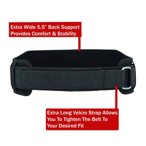 Wholesale Custom Genuine Neoprene Belt Waist Protective Adjustable Custom Gym Neoprene Belt - Product Image 6